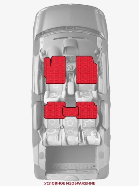 ЭВА коврики «Queen Lux» стандарт для Volkswagen LT