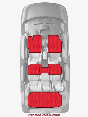 ЭВА коврики «Queen Lux» комплект для Volkswagen Vento